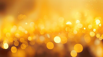 Wall Mural - vibrant yellow bokeh background