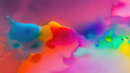 Poster - Abstract color splash, exploding colorful pigments, particles artistic concept background.