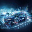 © Dmitriy - Hydrogen fuel cell vehicle illustrated in operation