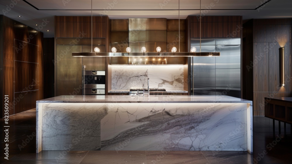 Modern luxury kitchen interior design, Elegant contemporary kitchen ...