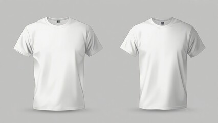 vector background illustration of plain t-shirt front and back