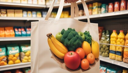 Wall Mural - vegetables in supermarket