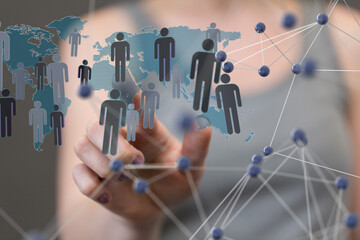 structure of world economy, communication network global