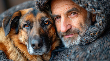 Poster - close up of a dog