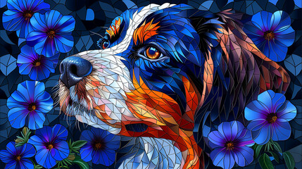 Wall Mural - portrait of a dog