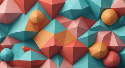 Abstract Wave Pattern with Three Dimensional Design

