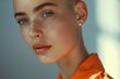© Jorge Ferreiro - Portrait of young beautiful woman with short hairs
