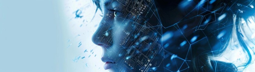 3 Photo of a digital framework with AI text overlaid on a white background