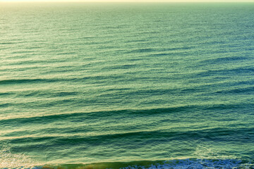 Canvas Print - sea surface with small waves