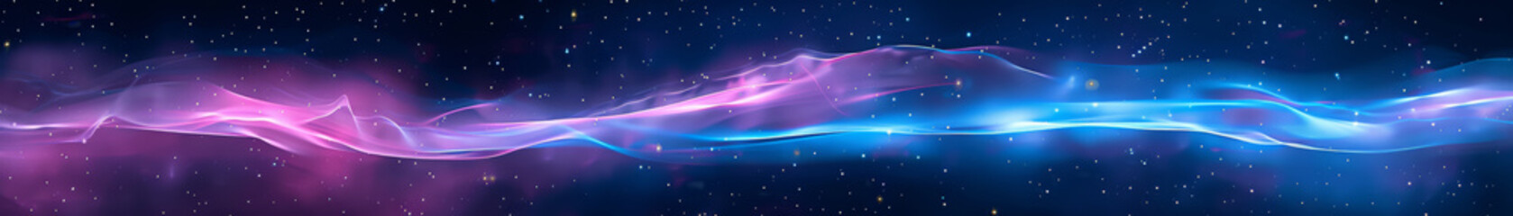 Wall Mural - a blue and purple galaxy with a purple line in the middle