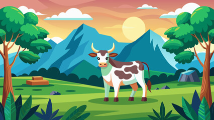 animal-cow-landscape-bacgroud