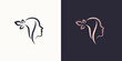 © svsetyo - Spa wellness logo beauty woman head female flower icon vector