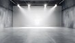 © RidoyDesigns - soft gray studio room background grey floor backdrop with spotlight