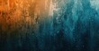© Iaroslav Lazunov - Abstract background with contrasting orange and blue gradient with paint splatters and water droplets. Vibrant artistic grunge design perfect for contemporary projects, web design or print materials