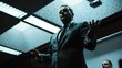 © fourtakig - Assured businessman addressing a room, projecting an air of authority and decisiveness