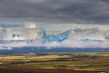 Canvas Print - Mountains in Alaska