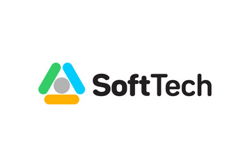 Soft tech logo information technology logo design and business name ideas 