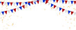 © Little J - Bunting garland flag and confetti elements decoration holiday party frame banner