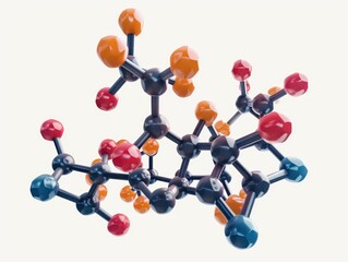 macro molecular structure design, showcasing the beauty and complexity of organic compounds through 