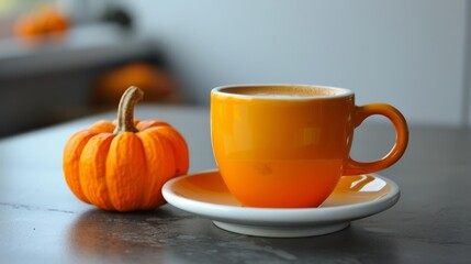 Canvas Print - Cup of Coffee on Saucer