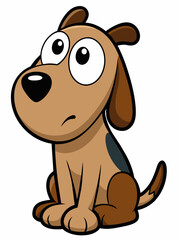 Wall Mural - cartoon dog