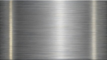 Seamless brushed metal plate background texture tileable industrial dull polished stainless steel aluminum or nickel finish repeat pattern high resolution silver grey rough metallic 3d rendering.