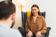 © Diego Martin/Stocksy - Psychologist during a therapy session with client