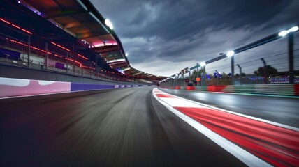 Wall Mural - race track for F1 racing team