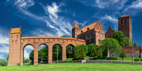 Poster - Ancient Kwidzyn Castle, Teutonic Order heritage in Poland	