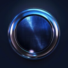 cobalt metal icon, dark color