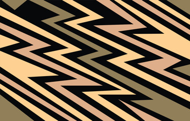 Wall Mural - Abstract background colorful zigzag pattern
