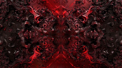Wall Mural - dark red abstract pattern background