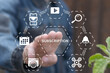 © wladimir1804 - Blogger working on virtual touch screen presses word: SUBSCRIPTION. Subscribe to video channel. Subscriptions for social media. Business Web Promotion Marketing Concept.