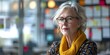© Anastasiia - An elderly woman enjoys a lively business meeting engrossed in creative planning. Concept Business, Elderly, Creative Planning, Lively Meeting, Engrossed