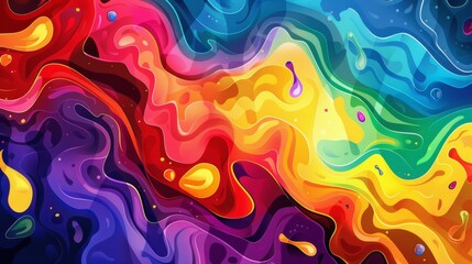 Wall Mural - abstract art background generative ai