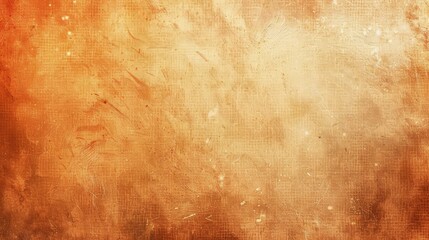 Canvas Print - A grainy texture background with rustic orange and sepia tones, creating an earthy and nostalgic atmosphere.