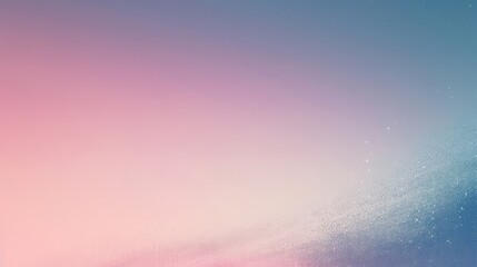 Wall Mural - A luminous gradient background transitioning from midnight blue to pale pink, with a delicate grainy texture overlay for an elegant finish.