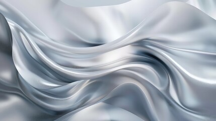 Wall Mural - a luxurious monochromatic abstract background featuring soft gradients and shimmering textures in di