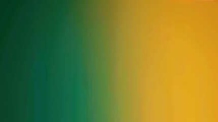 Wall Mural - a polished gradient background shifting from emerald to golden yellow, offering a vibrant and energe
