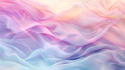 Wall Mural - soft pastel lgptq pride abstract background wallpaper with gentle flowing waves in soothing hues