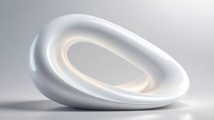 Aufkleber - Soft and smooth textured 3d effect gray wavy curved lines abstract background.