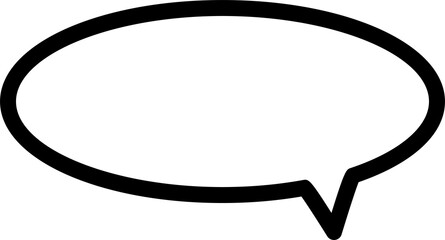 Fototapete - Abstract geometric memphis speech bubble shape