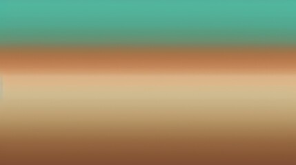 Wall Mural - a smooth gradient background blending from chestnut brown to turquoise, providing a polished and mod