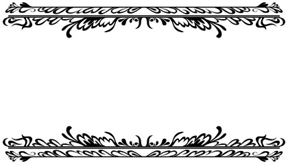 Vintage black frame design. Perfect for invitation cards, book covers, wallpapers, banners, web
