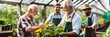 © Abraham - Happy senior man working together with family