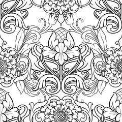 Wall Mural - Baroque decoratice divider book typography ornament design elements vintage dividing shapes Border illustration