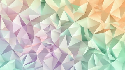Wall Mural - an artistic geometric abstract background featuring intricate polygons and gradients in shades of la