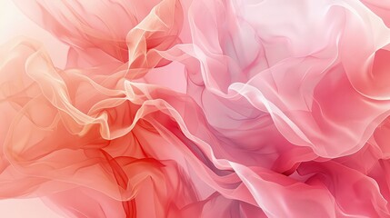 Wall Mural - an artistic monochromatic abstract background showcasing delicate organic shapes in different hues o