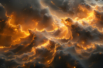 Wall Mural - big bang colorful space galaxy fog cloud nebula. universe science astronomy and stary night cosmos m
