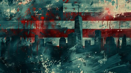 Wall Mural - Independence Day (US) concept 